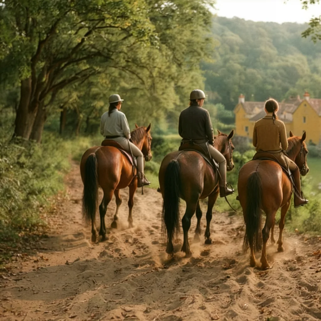 Balade à cheval en Dordogne, autour de Coulounieix-Chamiers